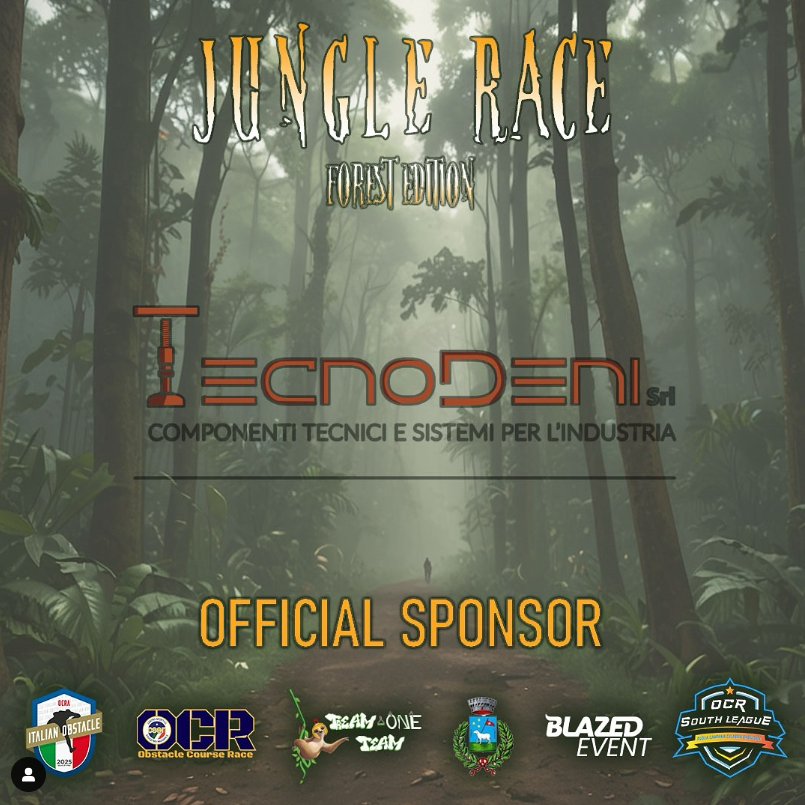 Tecnodeni è Official Sponsor della Jungle Race – Forest Edition 2024